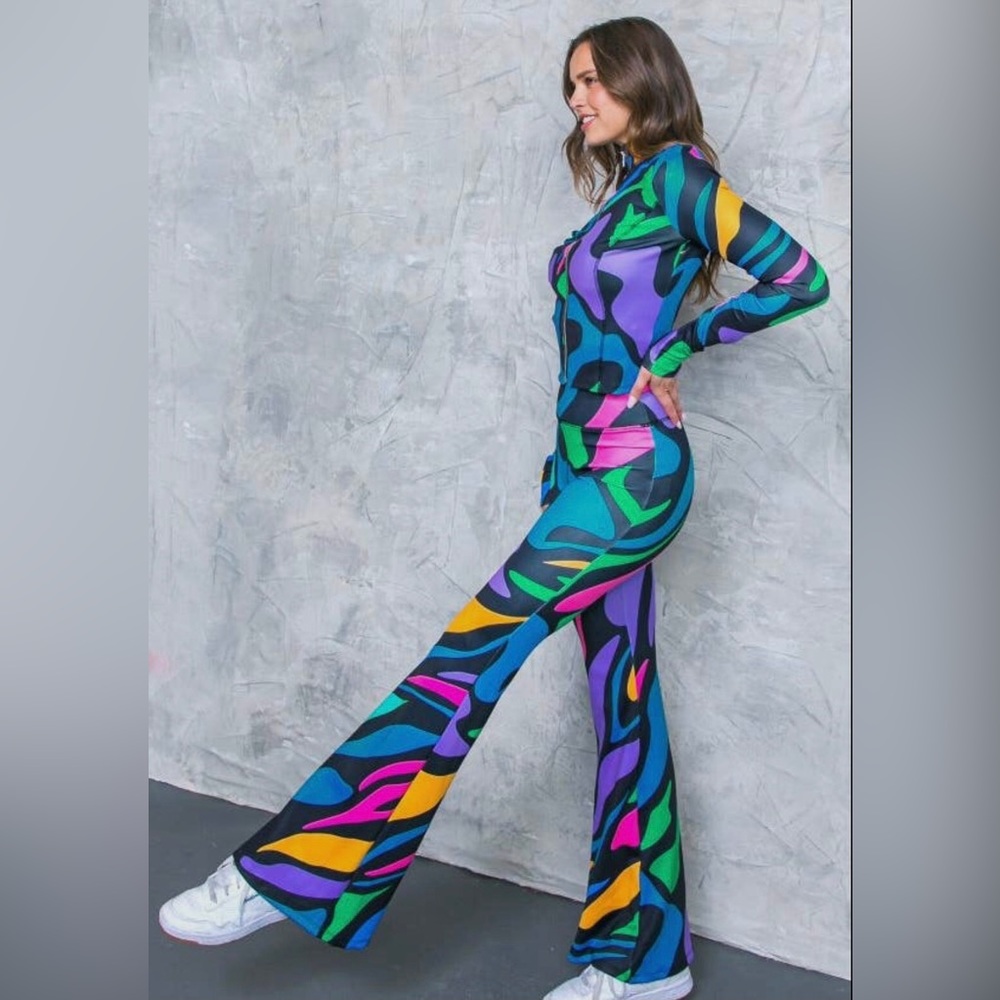 Dani Printed Scuba Tracksuit